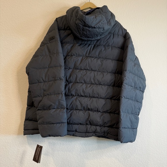 🆕 Men's Michael Kors Premium Down Puffer Jacket - Size XXXL Gun Metal Color - Picture 4 of 16